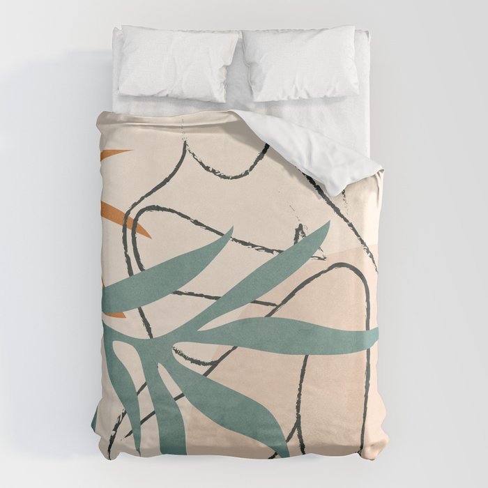 Minimal Line in Nature II Duvet Cover Gallery Image 6