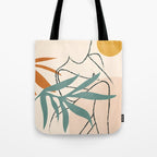 Minimal Line in Nature II Tote Bag Gallery Image 1