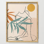 Minimal Line in Nature II Serving Tray Gallery Image 1