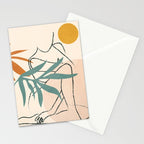 Minimal Line in Nature II Stationery Card Gallery Image 2