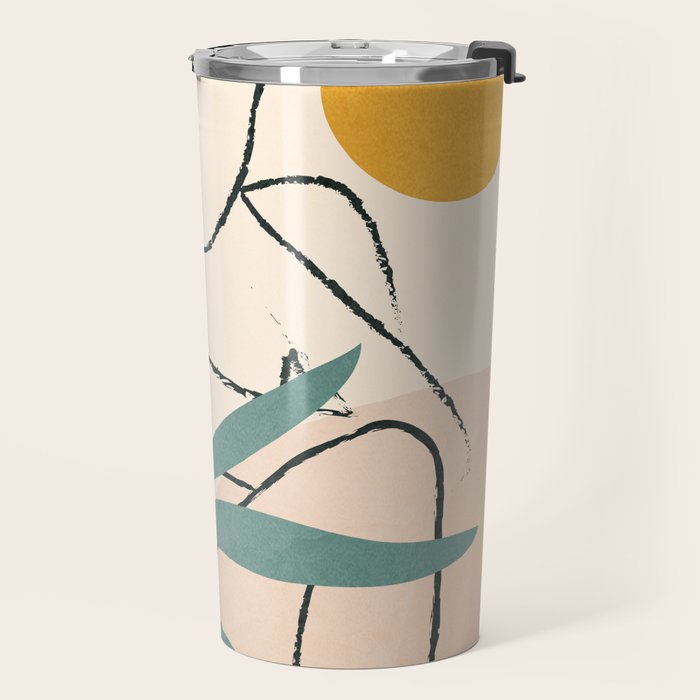 Minimal Line in Nature II Travel Mug Gallery Image 2