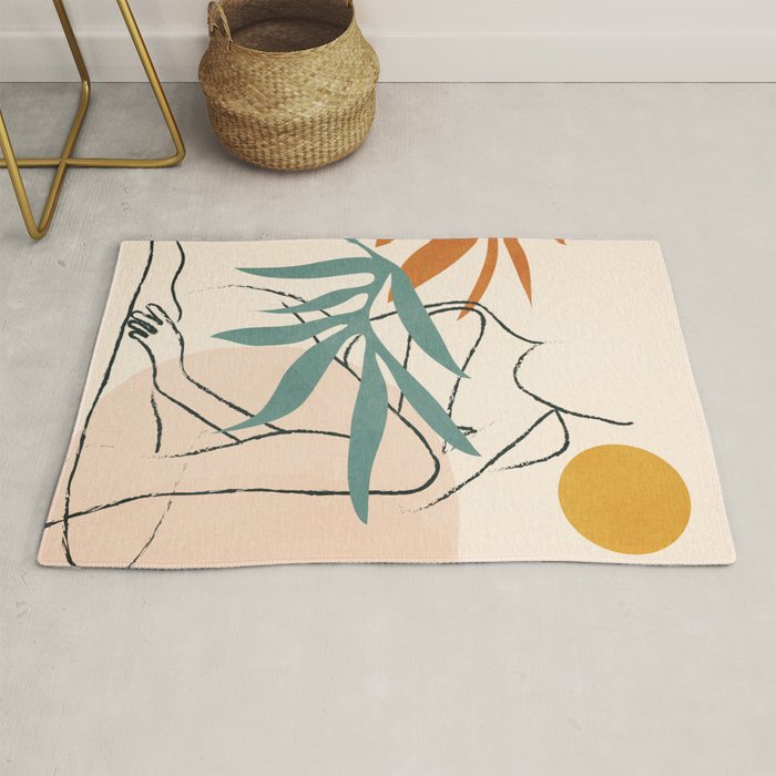Minimal Line in Nature II Rug Gallery Image 1