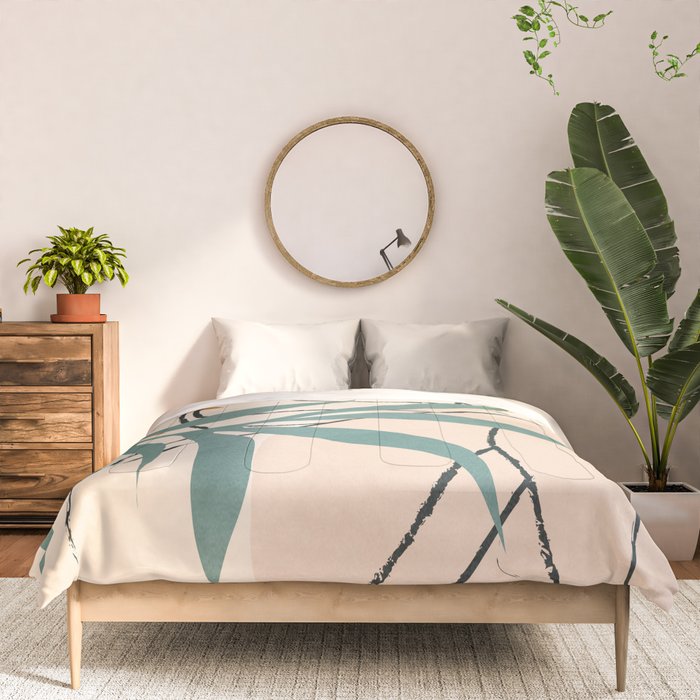 Minimal Line in Nature II Comforter Gallery Image 3
