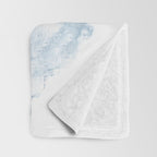 Indigo Depths No. 1 Throw Blanket Gallery Image 3