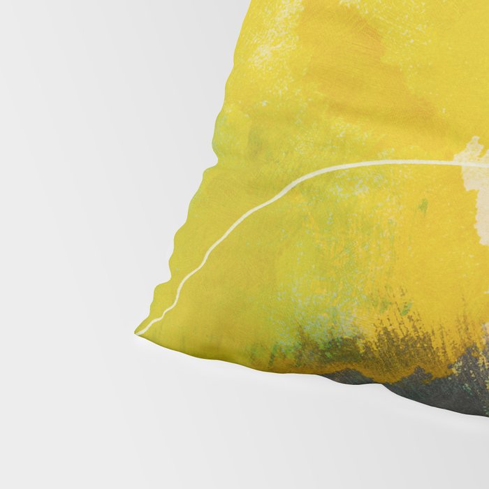 summer landscape triptych 3 abstract art Pillow Sham Gallery Image 4