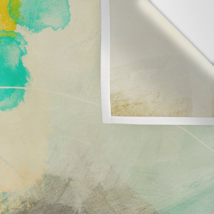 summer landscape triptych 3 abstract art Wall Tapestry Gallery Image 3