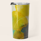summer landscape triptych 3 abstract art Travel Mug Gallery Image 3