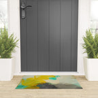 summer landscape triptych 3 abstract art Welcome Mat Gallery Image 3