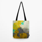 summer landscape triptych 3 abstract art Tote Bag Gallery Image 2