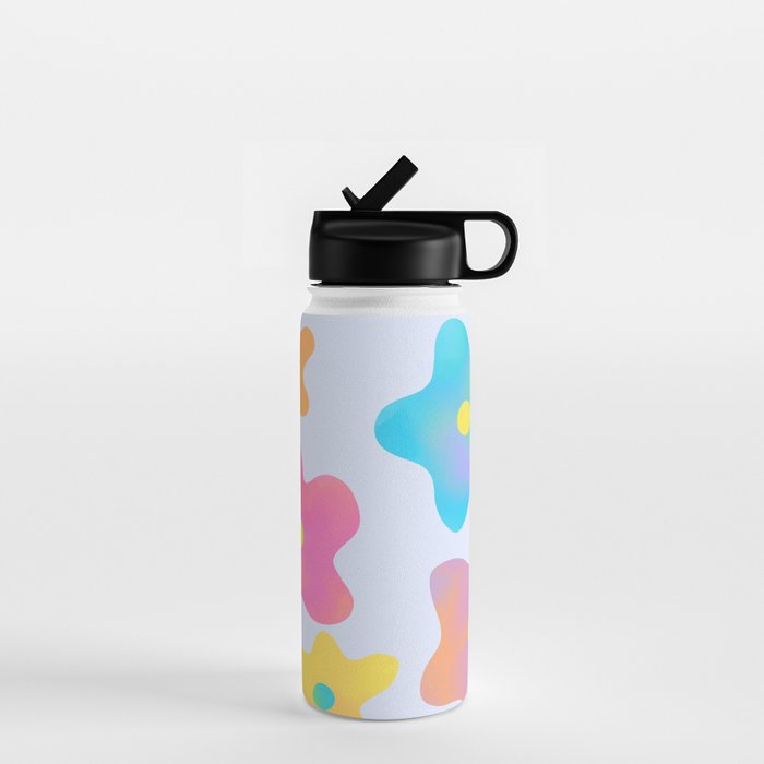 Flower market neon Water Bottle Gallery Image 1