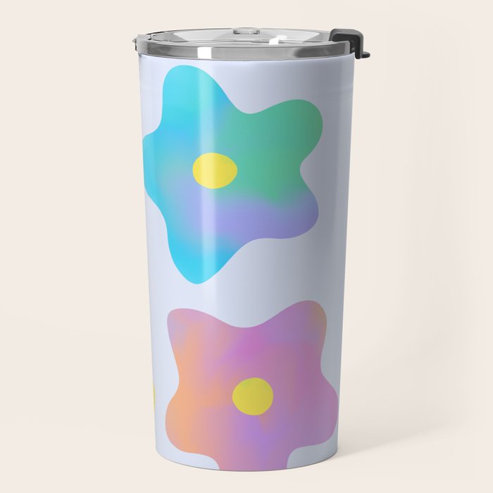 Flower market neon Travel Mug Gallery Image 2
