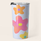 Flower market neon Travel Mug Gallery Image 3