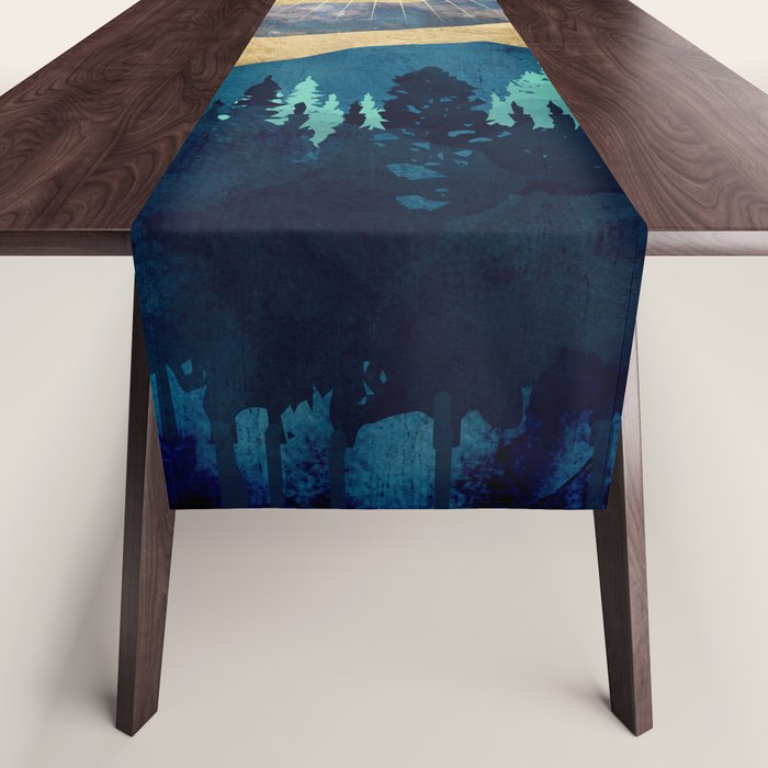 Blue Forest Table Runner Gallery Image 1
