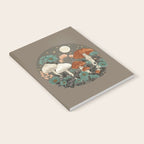 Vintage Moonlit Mushrooms Notebook Gallery Image 2