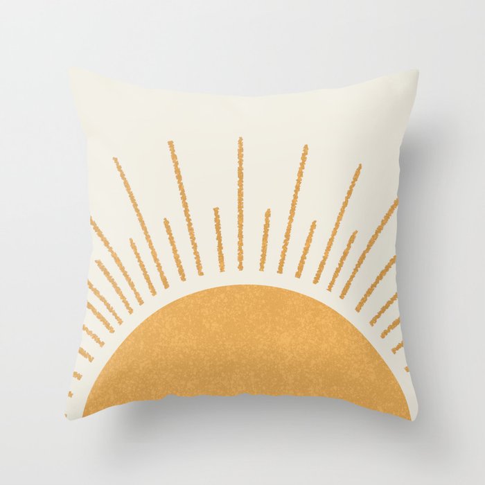Sunshine Everywhere Throw Pillow Gallery Image 1