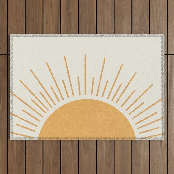 Sunshine Everywhere Outdoor Rug Gallery Image 1