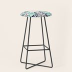 Adventure is Calling - Navy & Mint Palette Stool Gallery Image 1