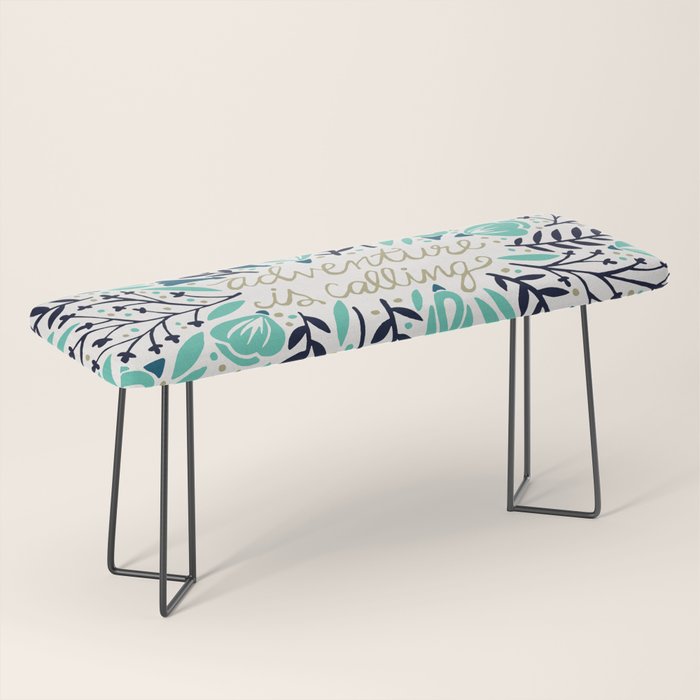 Adventure is Calling - Navy & Mint Palette Bench Gallery Image 1