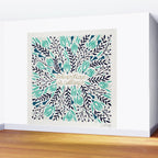 Adventure is Calling - Navy & Mint Palette Wall Mural Gallery Image 2