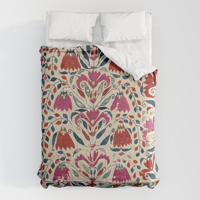 Tekke Asmalyk West Turkestan Floral Textile Print Comforter Gallery Image 6
