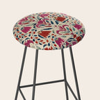 Tekke Asmalyk West Turkestan Floral Textile Print Stool Gallery Image 2