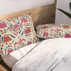 Tekke Asmalyk West Turkestan Floral Textile Print Pillow Sham Gallery Image 2