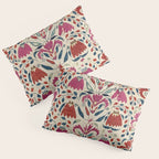 Tekke Asmalyk West Turkestan Floral Textile Print Pillow Sham Gallery Image 3