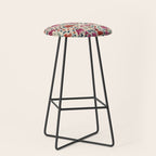 Tekke Asmalyk West Turkestan Floral Textile Print Stool Gallery Image 1