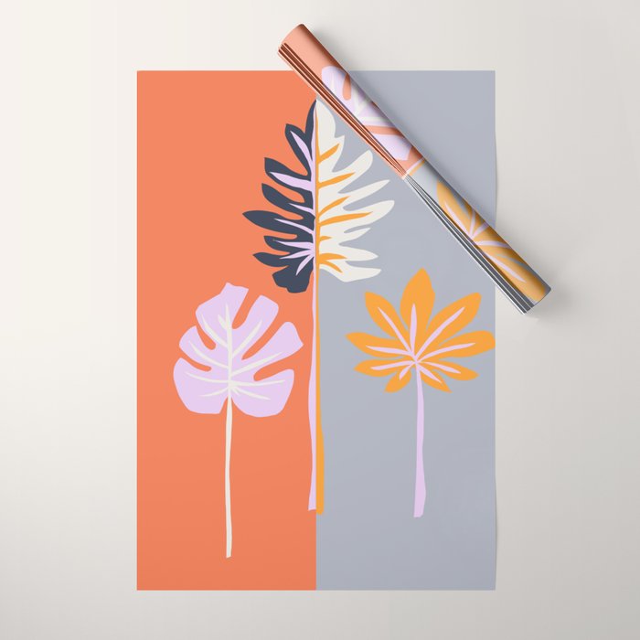 Double-sided leaves Wrapping Paper Gallery Image 1