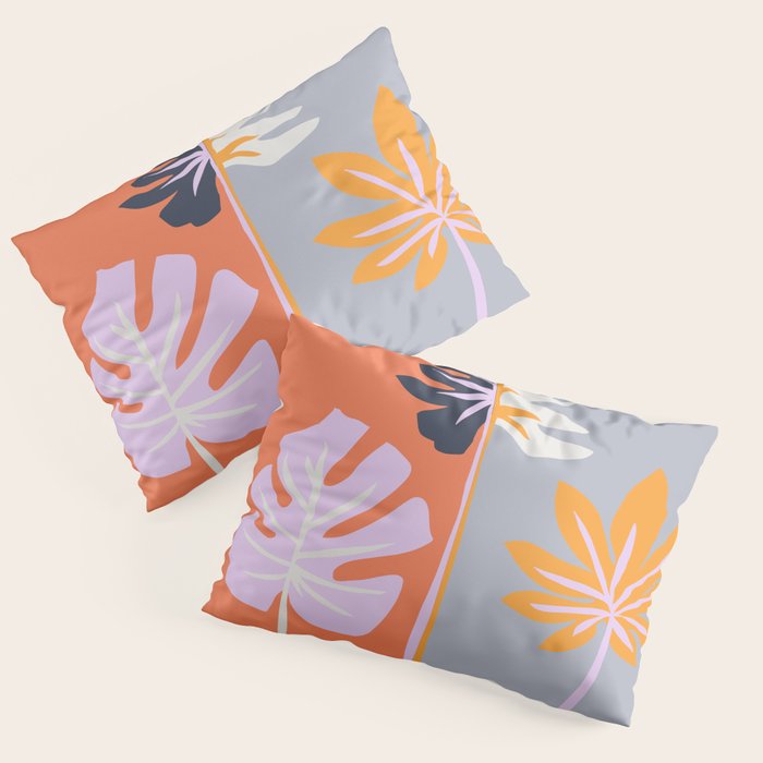 Double-sided leaves Pillow Sham Gallery Image 3