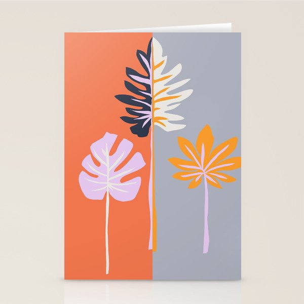 Double-sided leaves Stationery Card Gallery Image 2