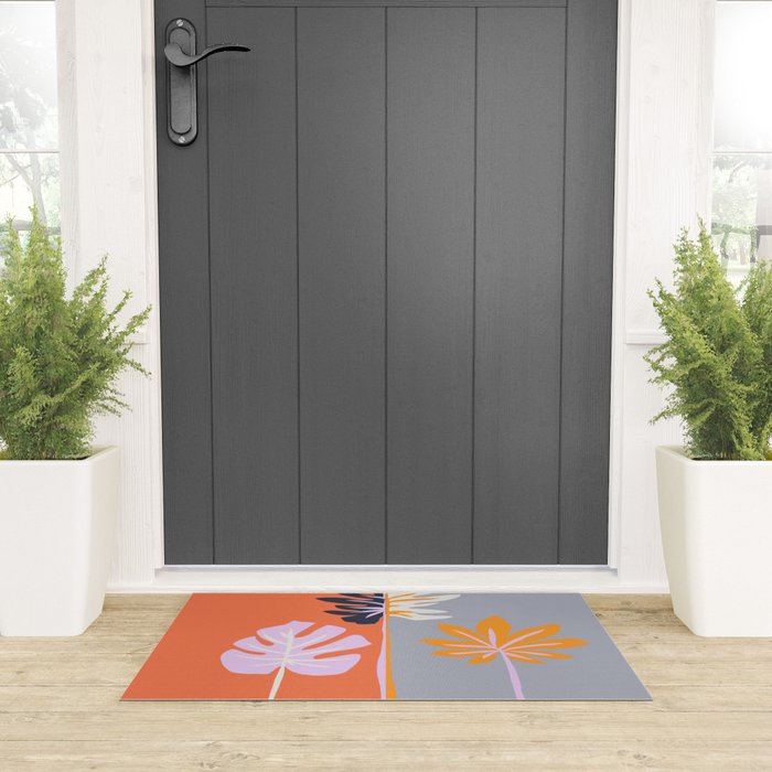Double-sided leaves Welcome Mat Gallery Image 3