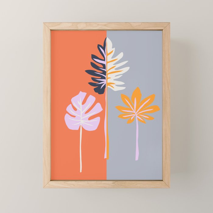 Double-sided leaves Mini Art Print Gallery Image 1