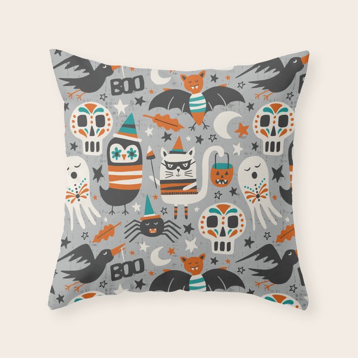 Halloween Party Throw Pillow Gallery Image 1