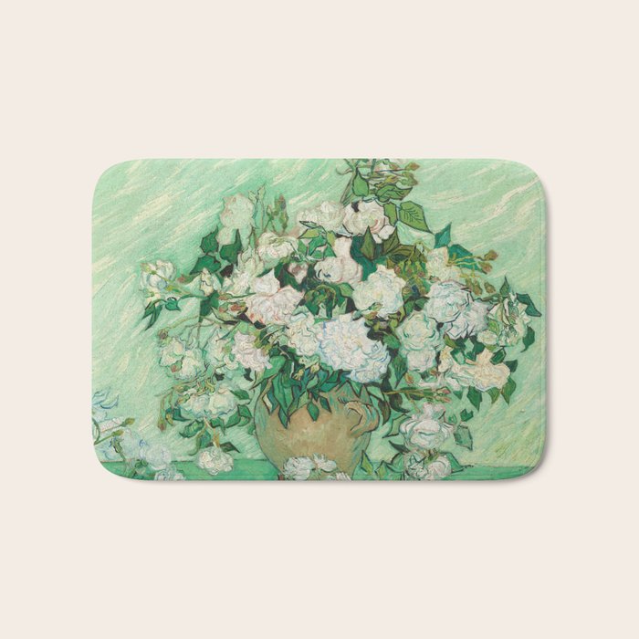 Roses, Vincent Van Gogh Bath Mat Gallery Image 1