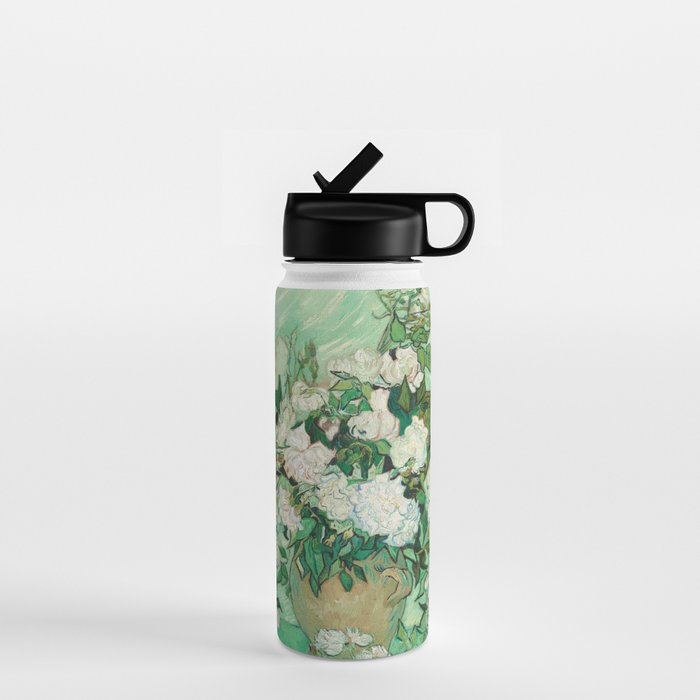 Roses, Vincent Van Gogh Water Bottle Gallery Image 1