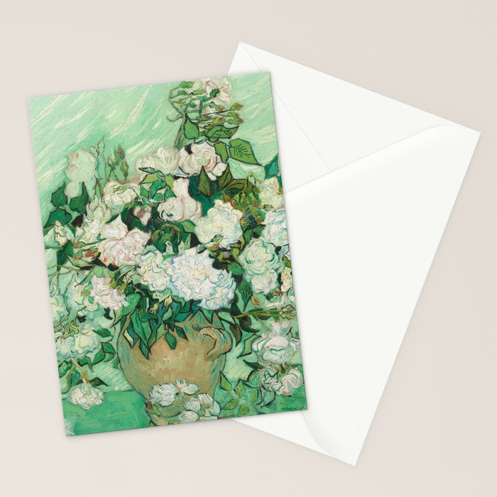 Roses, Vincent Van Gogh Stationery Card Gallery Image 2