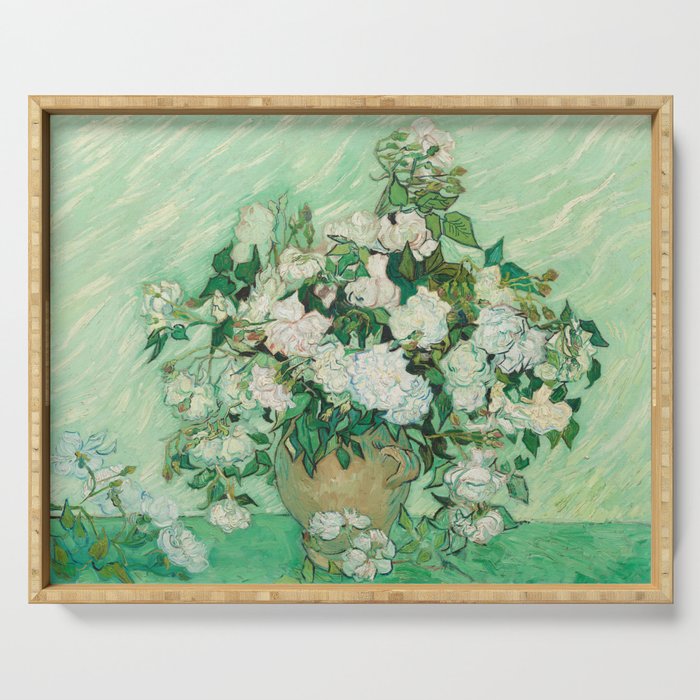 Roses, Vincent Van Gogh Serving Tray Gallery Image 1