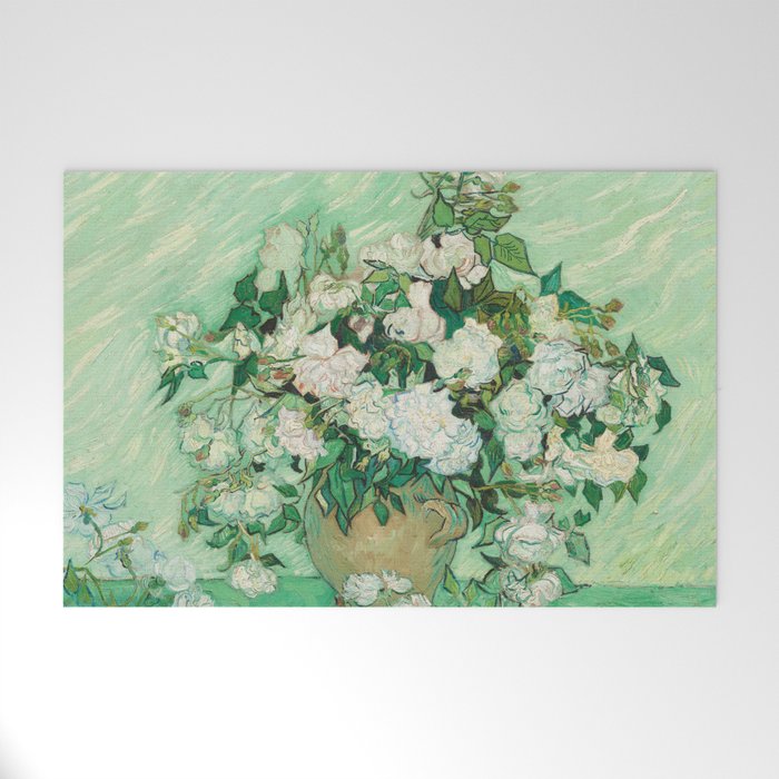 Roses, Vincent Van Gogh Welcome Mat Gallery Image 1