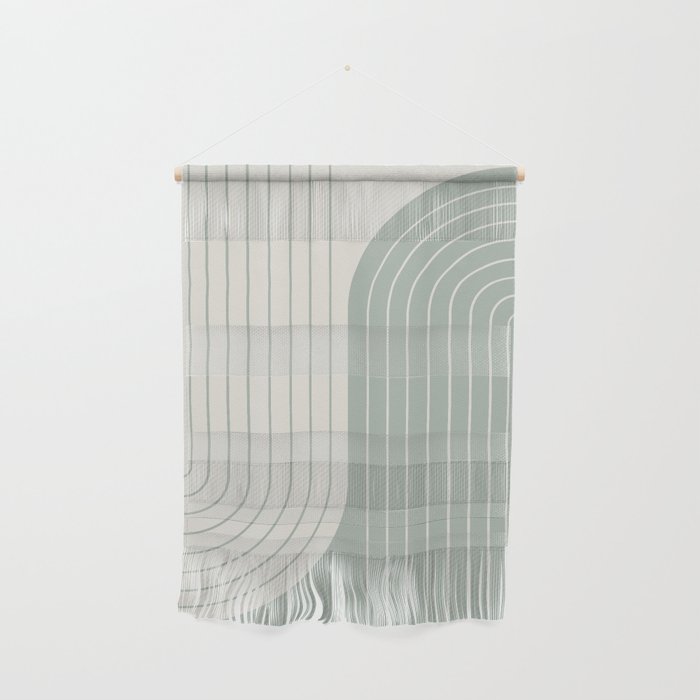 Two Tone Line Curvature LIII Wall Hanging Gallery Image 1