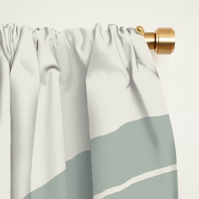 Two Tone Line Curvature LIII Window Curtain Gallery Image 2