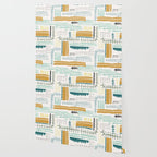 Block print geometrics Wallpaper Gallery Image 2