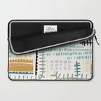 Block print geometrics Laptop Sleeve Gallery Image 2