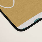 Block print geometrics Desk Mat Gallery Image 4