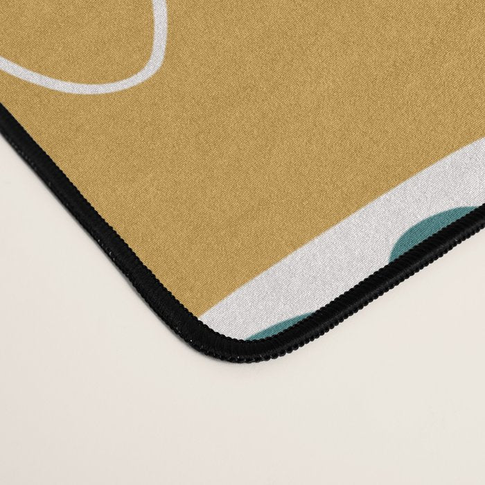 Block print geometrics Desk Mat Gallery Image 4