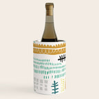 Block print geometrics Wine Chiller Gallery Image 3
