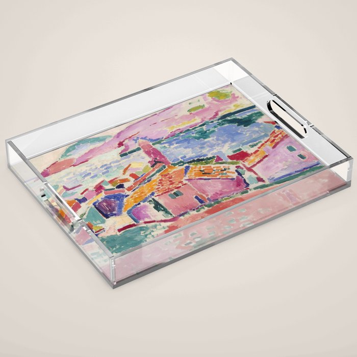 Henri matisse Landscape at Collioure Acrylic Tray Gallery Image 1