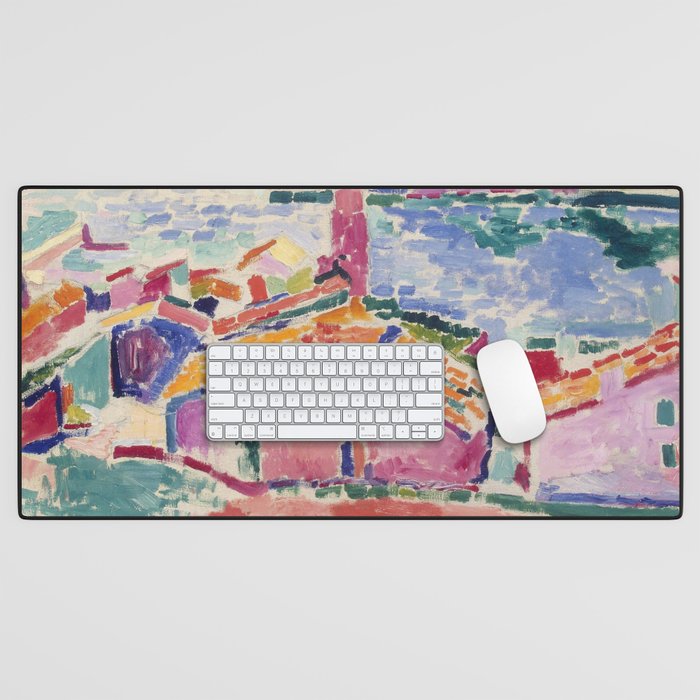 Henri matisse Landscape at Collioure Desk Mat Gallery Image 1