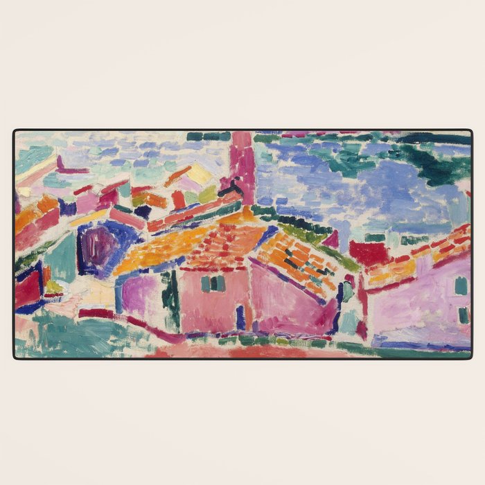 Henri matisse Landscape at Collioure Desk Mat Gallery Image 3