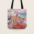 Henri matisse Landscape at Collioure Tote Bag Gallery Image 1